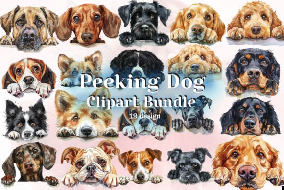 Download Peeking Dog Sublimation Clipart - Premium Resources