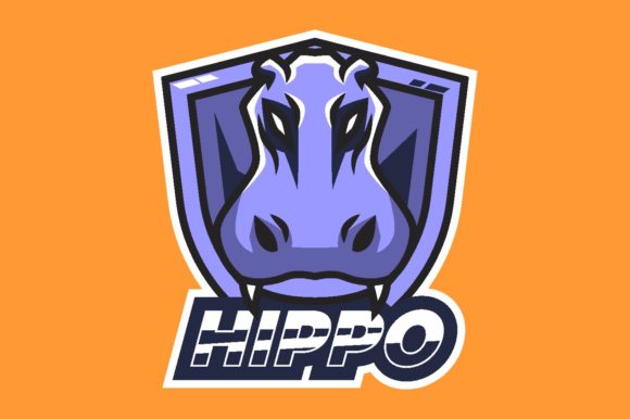 Download Hippo Illustration Logo Graphic - Hippo illustration Collection