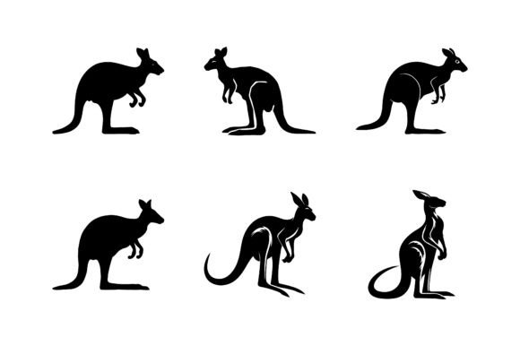 Download Kangaroo Vector Icon Set - Kangaroo vector Collection