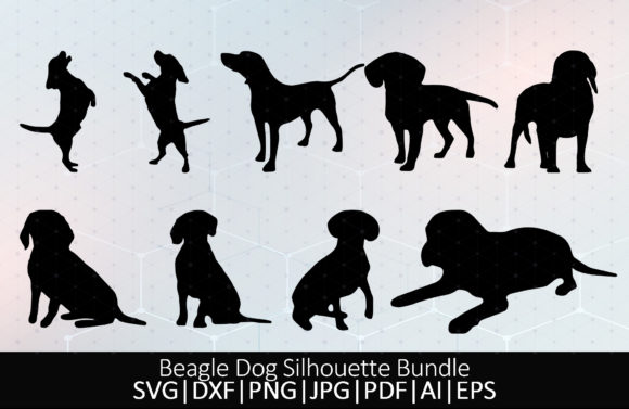 Download Beagle Dog Silhouette Bundle - Dog Collection