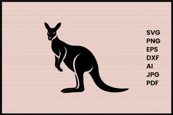 Download Kangaroo Vector Illustration Silhouette - Kangaroo vector Collection